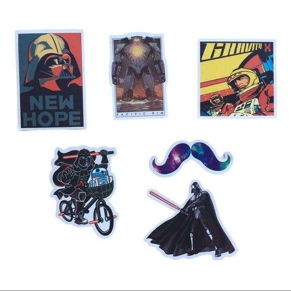 Outer space film stickers Star Wars Pacific Rim Gravity X sci fi movie cinema​ - Picture 1 of 9